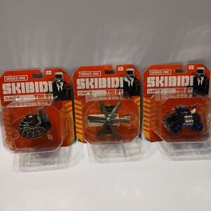 Skibidi Toilet Series 1 Die-Cast Figures Lot of 3 Astro Toilet Helicopter Tank